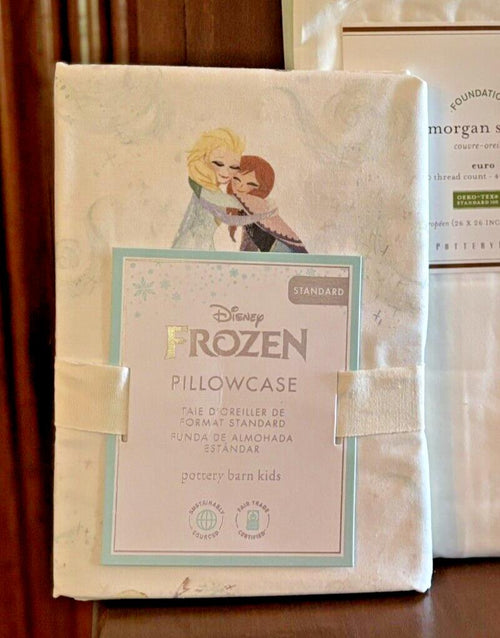 Disney Pottery Barn Frozen pillowcase princess Elsa + Duvet holiday gift SET 2 y
