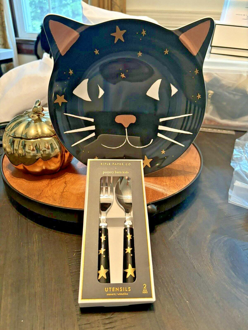 Pottery Barn Peanuts Halloween Party Disney school kids dinner SET 16 -