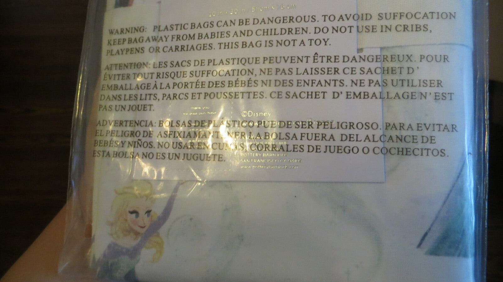 Disney Pottery Barn Frozen pillowcase princess Elsa + Duvet holiday gift SET 2 y