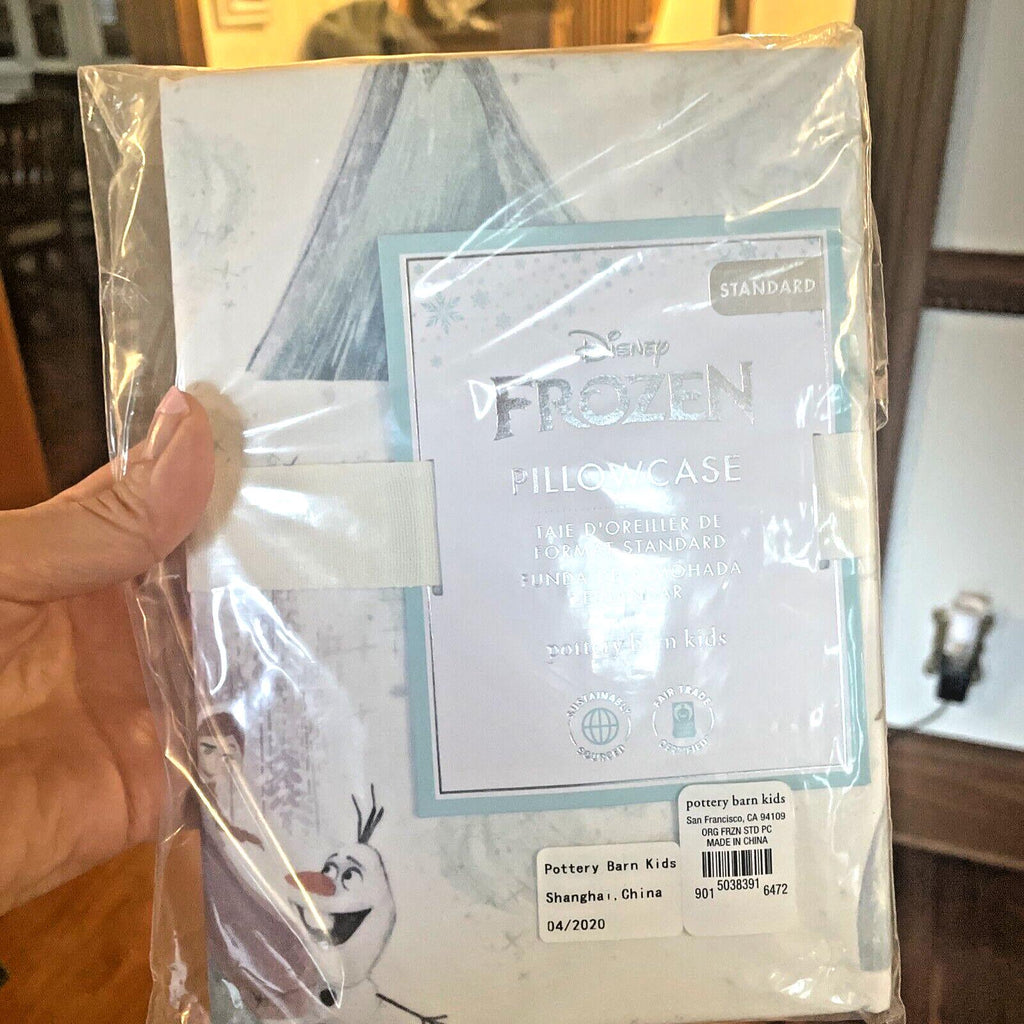 Disney Pottery Barn Frozen pillowcase princess Elsa + Duvet holiday gift SET 2 y