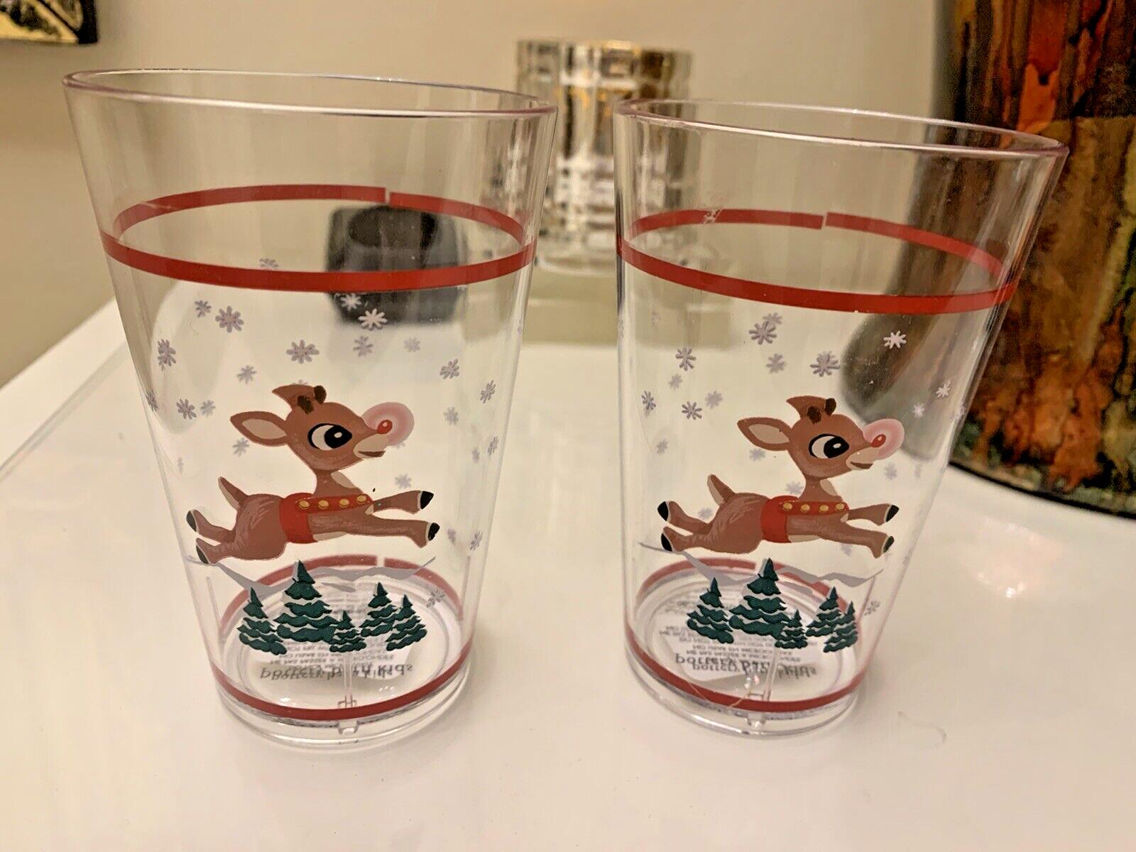 Pottery Barn holiday Rudolph Reindeer Santa Christmas party gift Disney SET 2 `