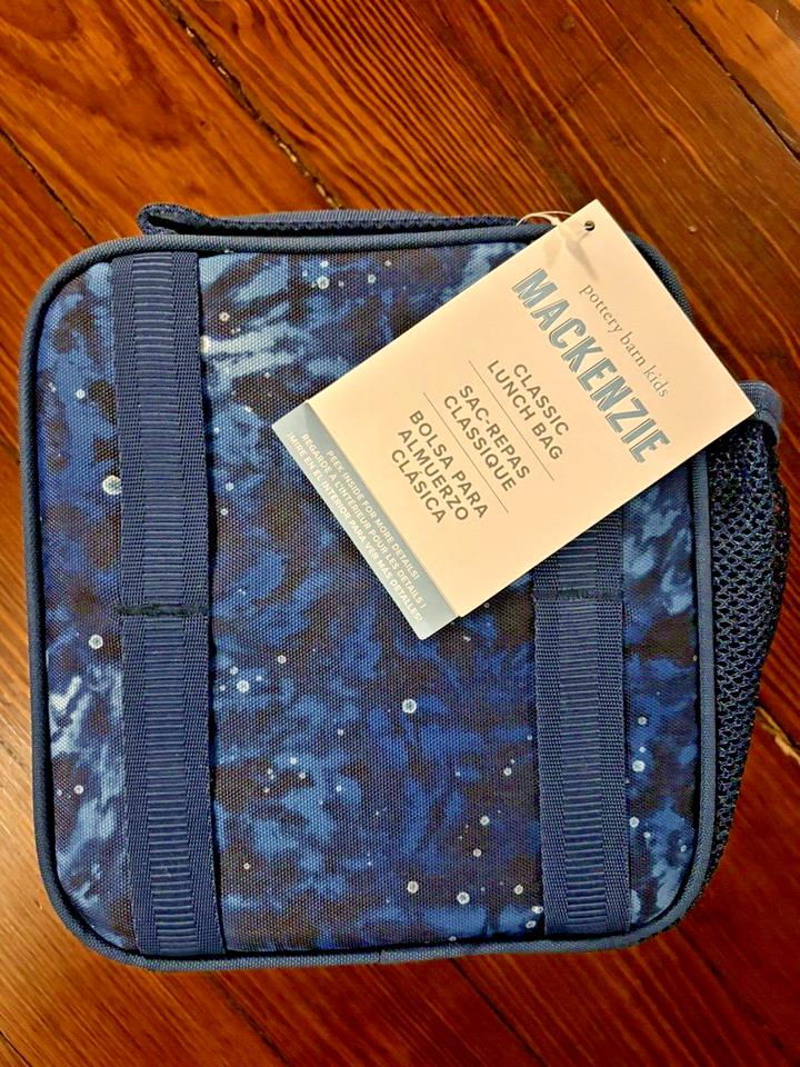Pottery Barn LUNCH BOX BAG school + Utensil SET star wars spaceship Solo boy ??n