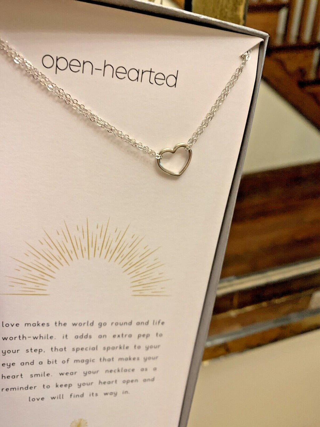 Disney Necklace Dogeared heart chain silver girl gift Birthday holiday?? -