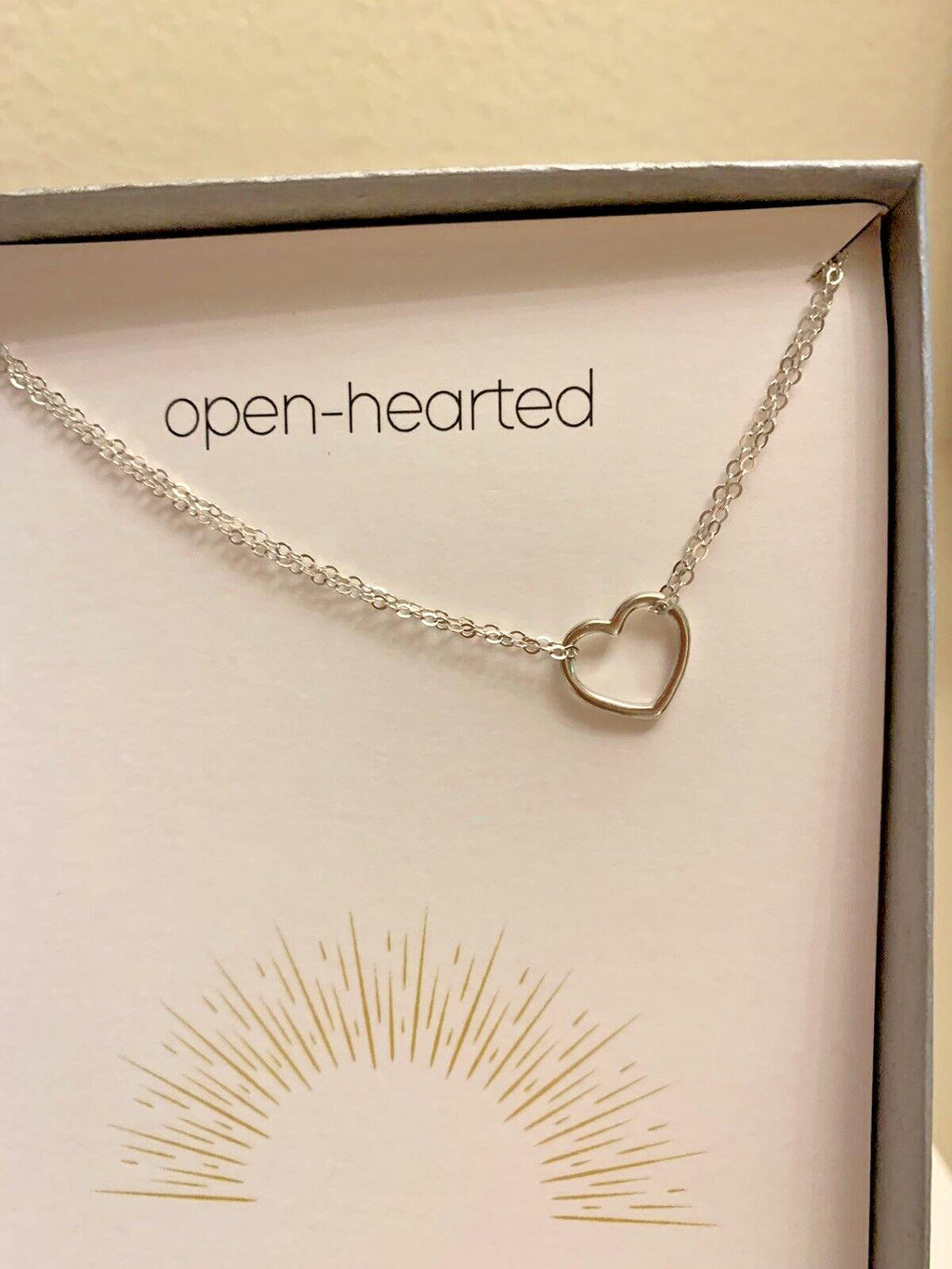 Disney Necklace Dogeared heart chain silver girl gift Birthday holiday?? -