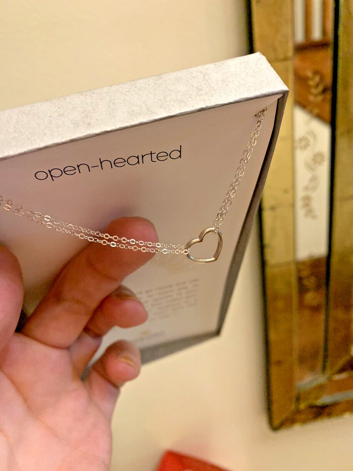 Disney Necklace Dogeared heart chain silver girl gift Birthday holiday?? -