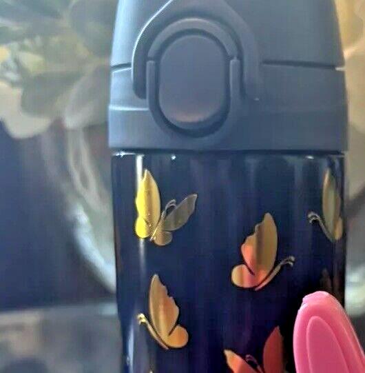 Pottery Barn School Disney rainbow WATER BOTTLE girl butterfly spaceFlower ??  ]