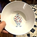Disney Pottery Barn holiday Bowl Rudolph Reindeer BUMBLE Christmas gift party  [