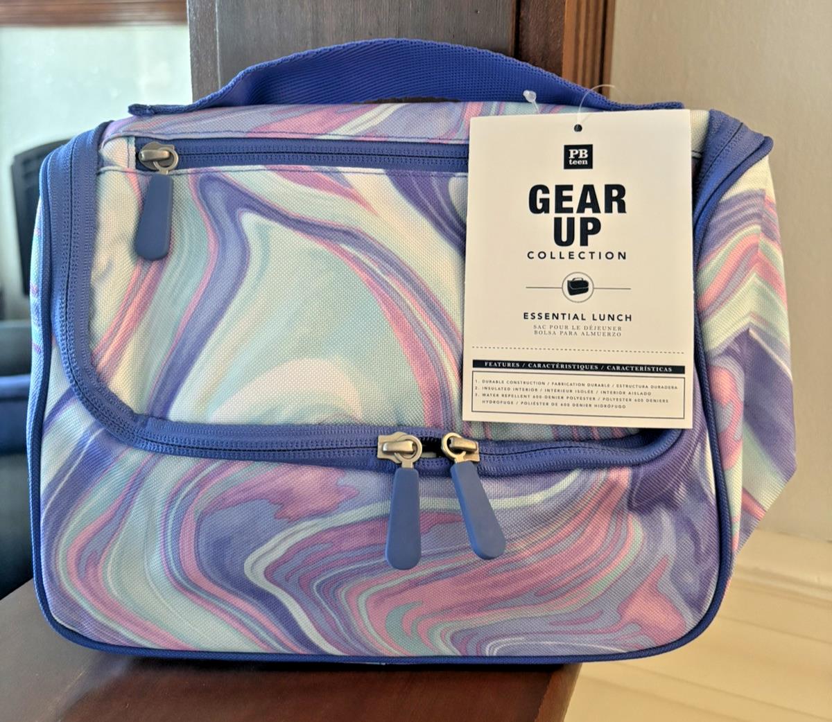 School Pottery Barn LUNCH BAG Disney Gear princess girl rainbow holiday pink /