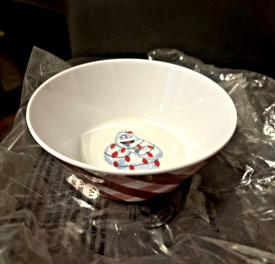 Disney Pottery Barn holiday Bowl Rudolph Reindeer BUMBLE Christmas gift party  [