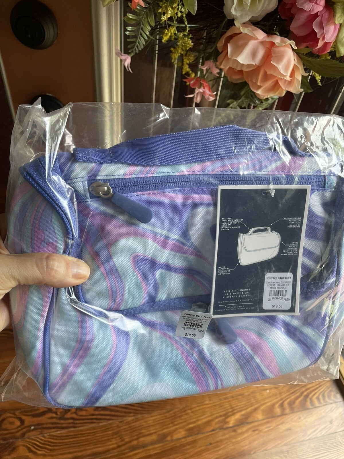 School Pottery Barn LUNCH BAG Disney Gear princess girl rainbow holiday pink /