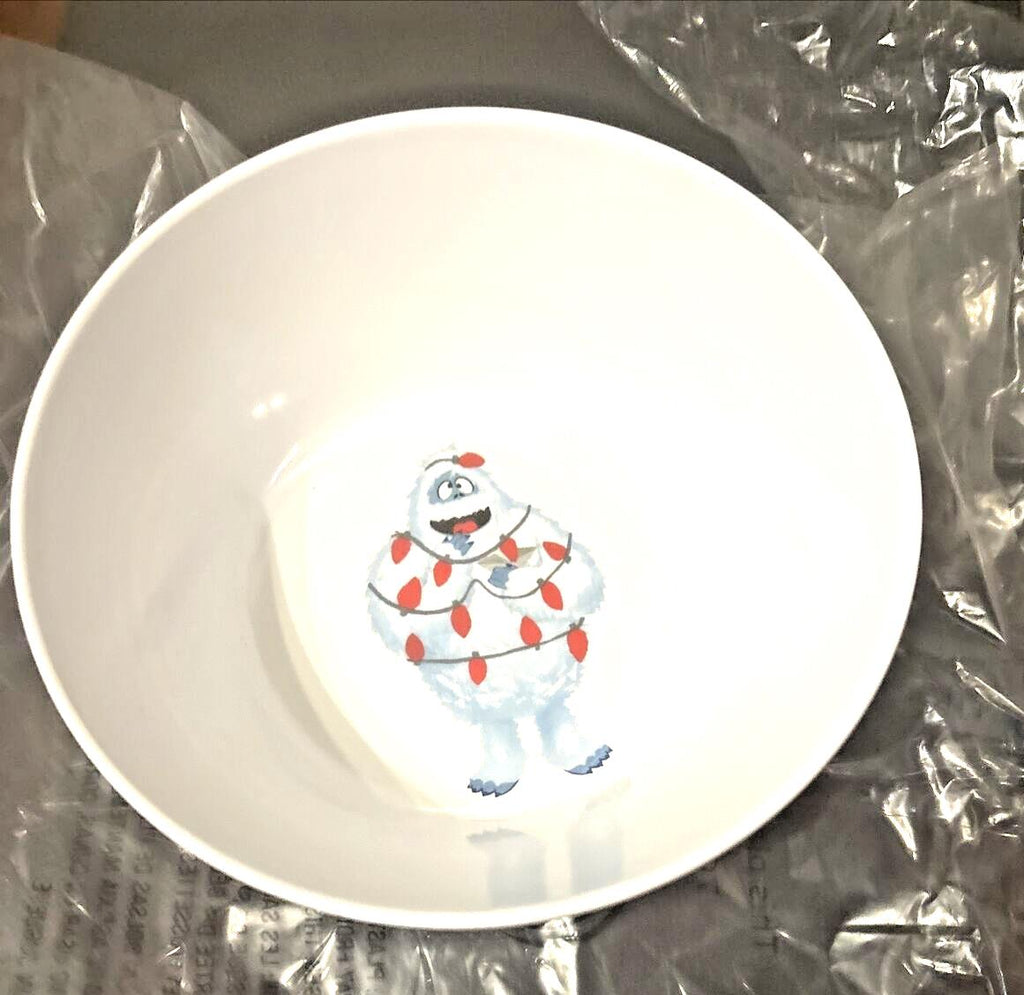 Disney Pottery Barn holiday Bowl Rudolph Reindeer BUMBLE Christmas gift party  [