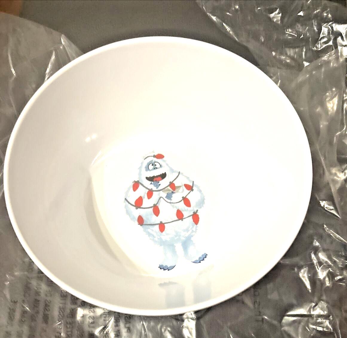 Disney Pottery Barn holiday Bowl Rudolph Reindeer BUMBLE Christmas gift party  [