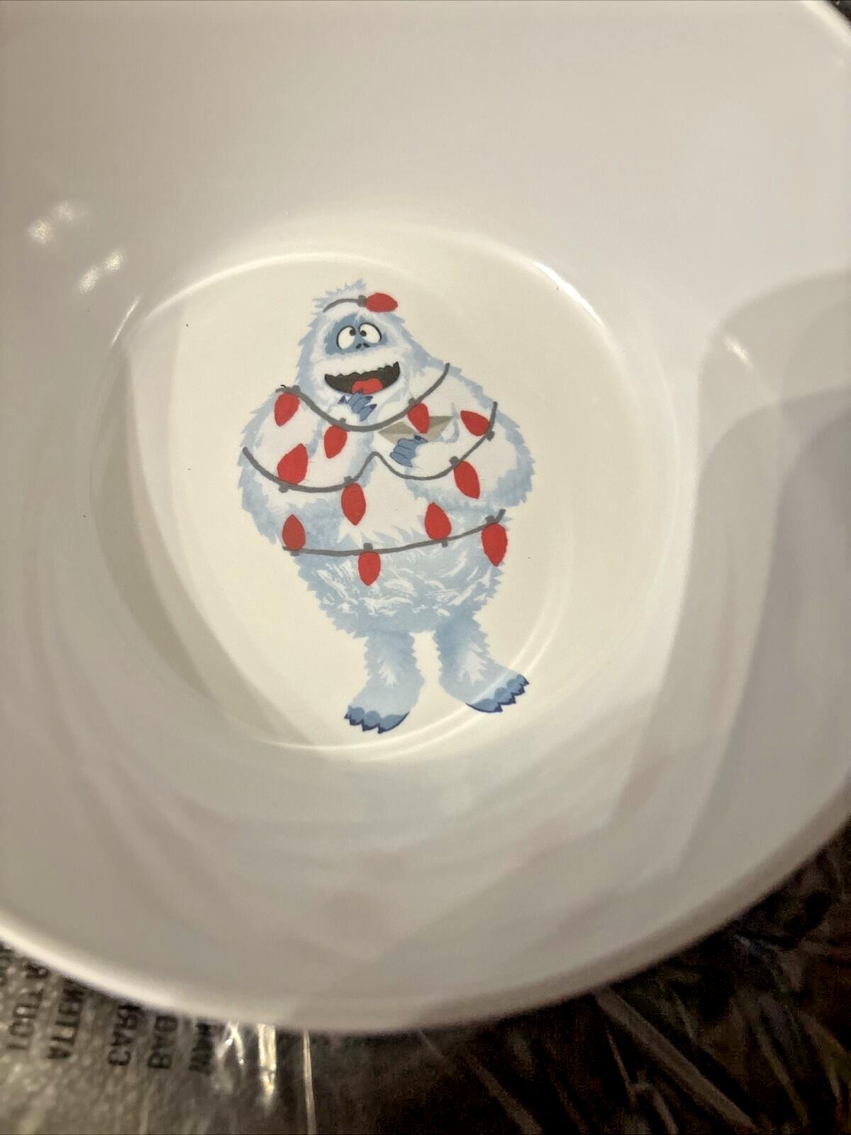 Disney Pottery Barn holiday Bowl Rudolph Reindeer BUMBLE Christmas gift party  [