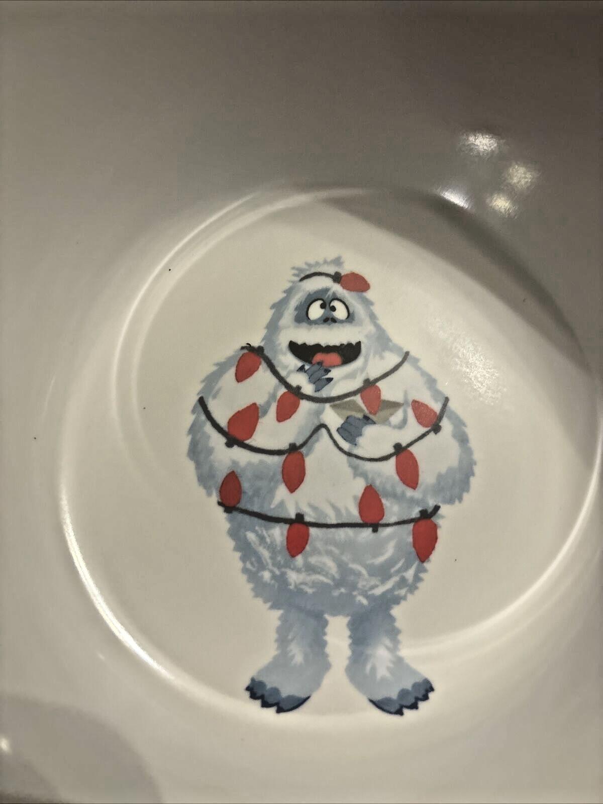 Disney Pottery Barn holiday Bowl Rudolph Reindeer BUMBLE Christmas gift party  [