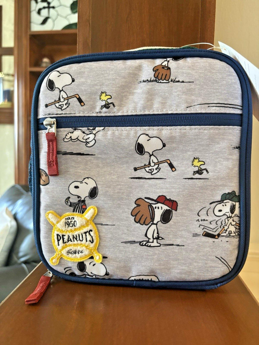 Pottery barn school LUNCH Box bag Disney SNOOPY Sport travel birthday gift boy