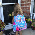 Pottery barn Disney School BACKPACK LARGE Rainbow Unicorn Heart Travel Girl ?? /