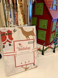 Pottery Barn kids holiday Christmas Rudolph Santa gift Disney pillowcase ?? 1