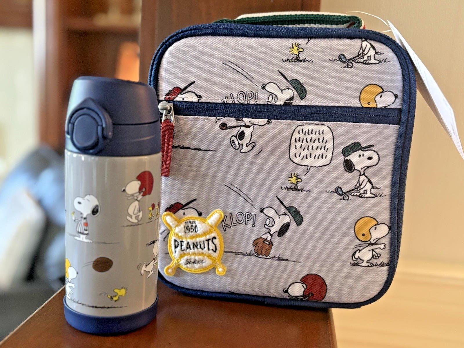 Pottery barn school LUNCH Box bag Disney SNOOPY Sport travel birthday gift boy