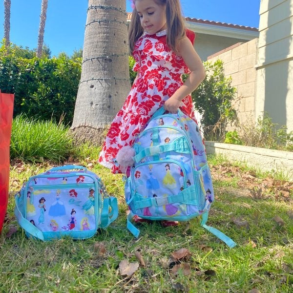 Pottery Barn school Disney BACKPACK Belle Cinderella princess travel Water  ?? n