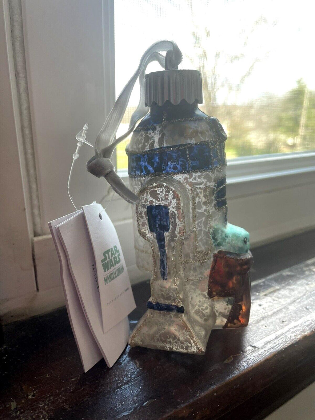 pottery barn holiday Disney Star wars Christmas ornament gift droid school boy -