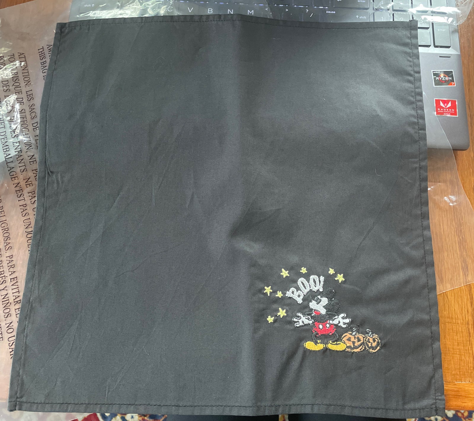 Disney Pottery Barn Mickey Mouse Napkin Halloween holiday gift Birthday party "