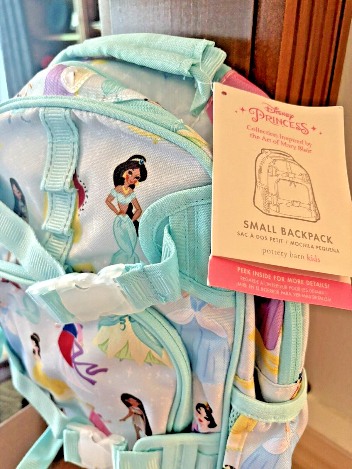 Pottery Barn school Disney BACKPACK Belle Cinderella princess travel Water  ?? n