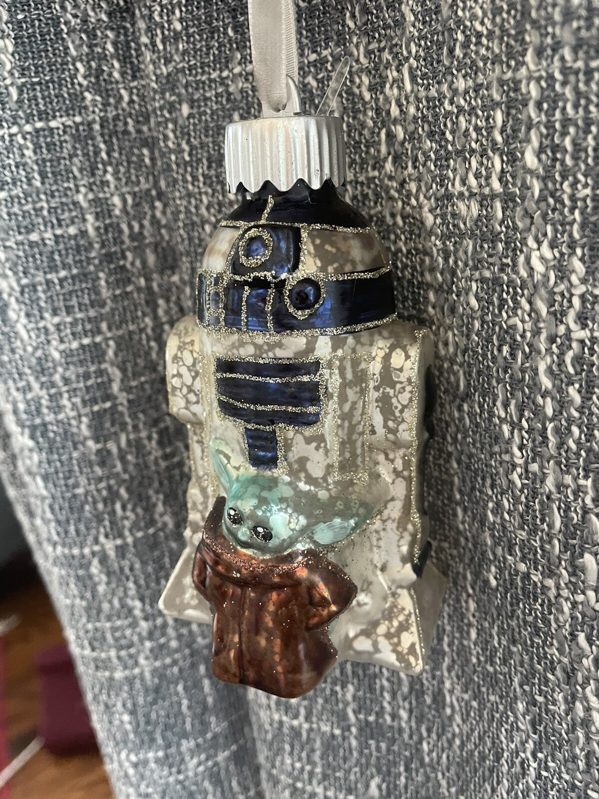 pottery barn holiday Disney Star wars Christmas ornament gift droid school boy -