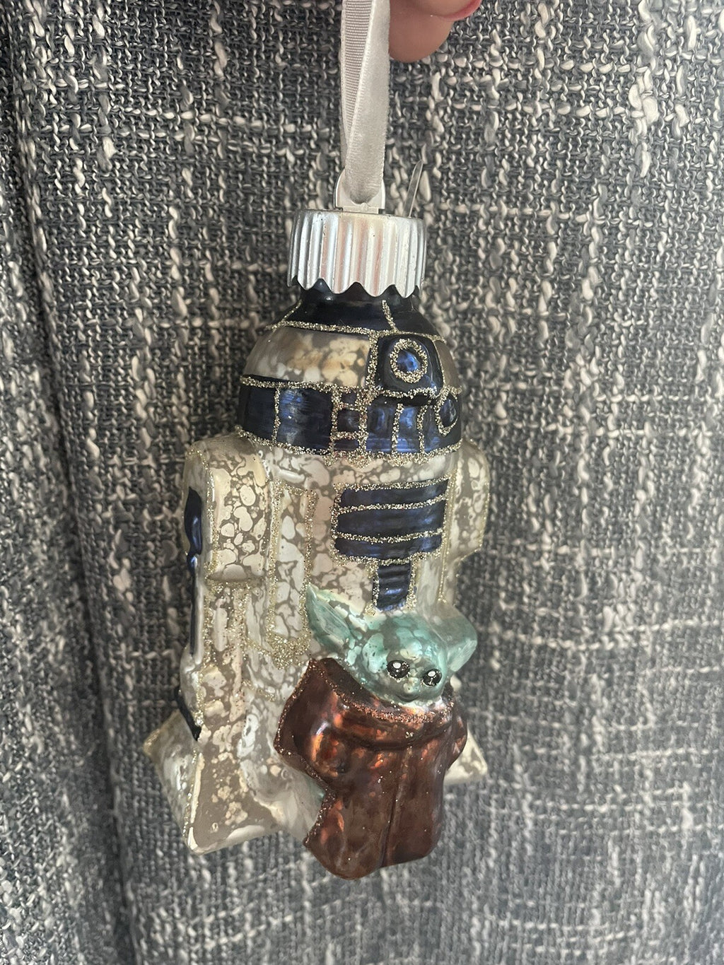 pottery barn holiday Disney Star wars Christmas ornament gift droid school boy -