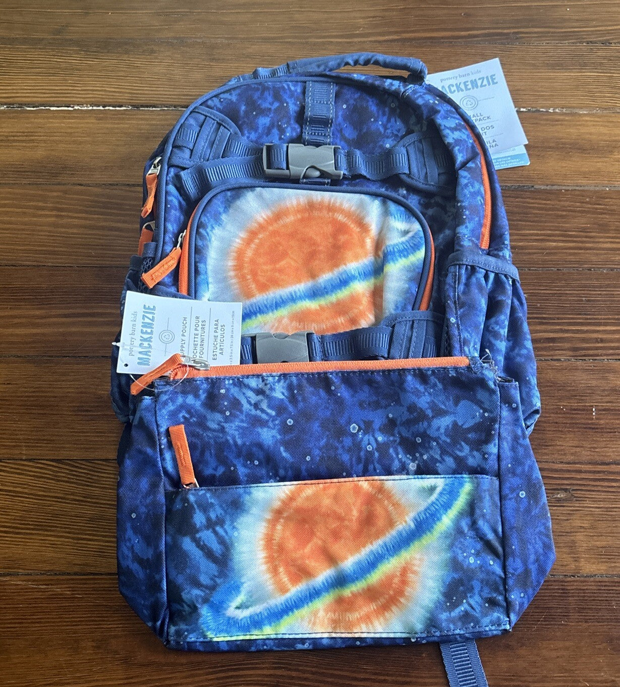 School Pottery Barn BACKPACK Space Solo Planet Travel bag Disney star wars kid n