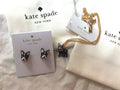 Kate Spade SET MA CHERIE ANTOINE DOG NECKLACE + EARRINGS STUD Boston terrier 1