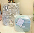 Pottery Barn backpack School Glitter rainbow + Lunch box Disney Princess+Bag?? .