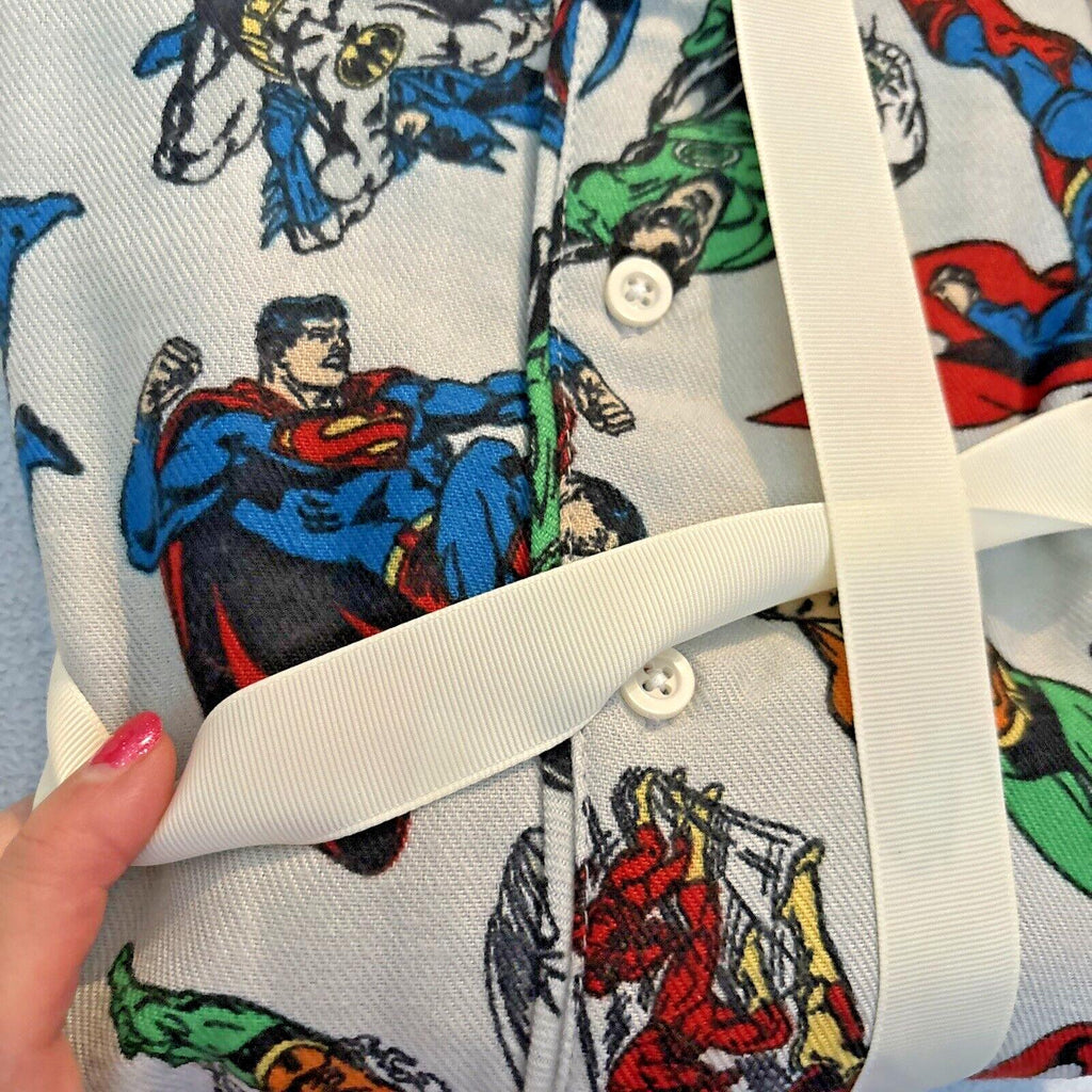 Disney Pottery Barn Holiday Justice League sleep pj batman Pajama set flash `