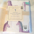 Pottery Barn Disney holiday pillowcase Purple Unicorn horse School Gift ??  "