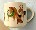 Williams sonoma pottery barn Mug Christmas tree holiday gift Dog kid coffee cup