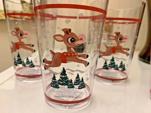 Disney Pottery Barn holiday cup Rudolph Reindeer Santa Christmas party gift n