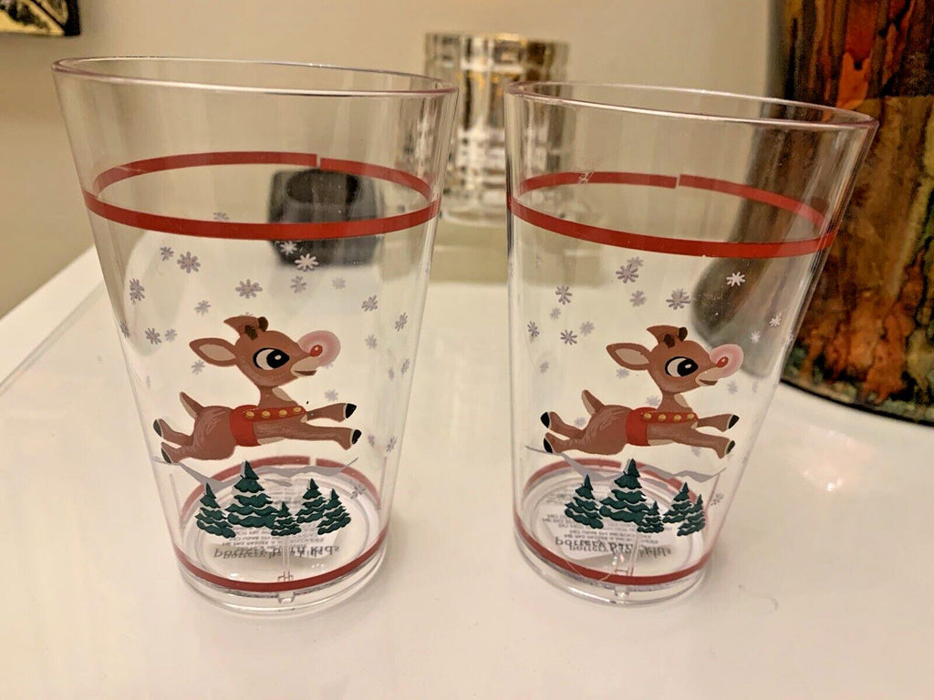 Disney Pottery Barn holiday cup Rudolph Reindeer Santa Christmas party gift n