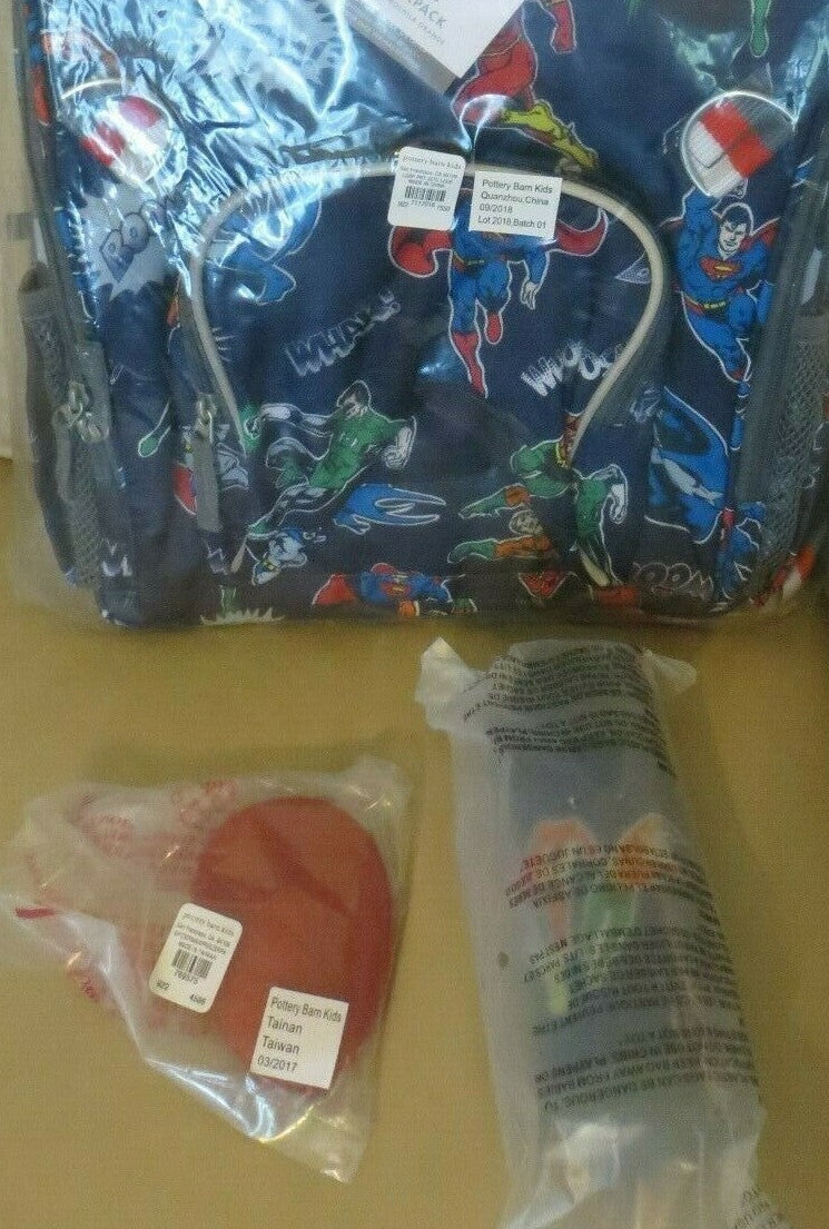 School Pottery barn Disney BACKPACK +WATER + Spider-man travel boy comic ./