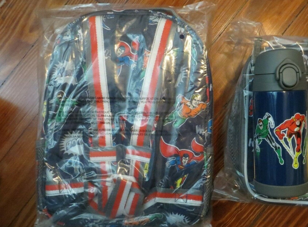 School Pottery barn Disney BACKPACK +WATER + Spider-man travel boy comic ./
