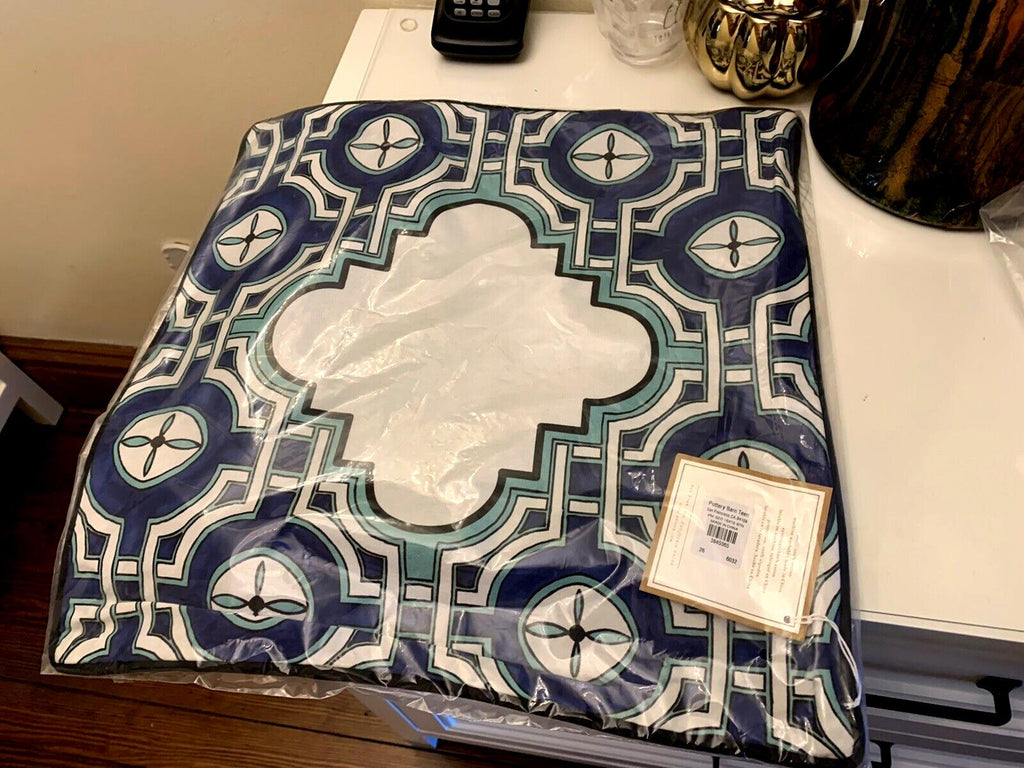 Pottery Barn Floral Sham college holiday gift dorm birthday party Pillow Cover "