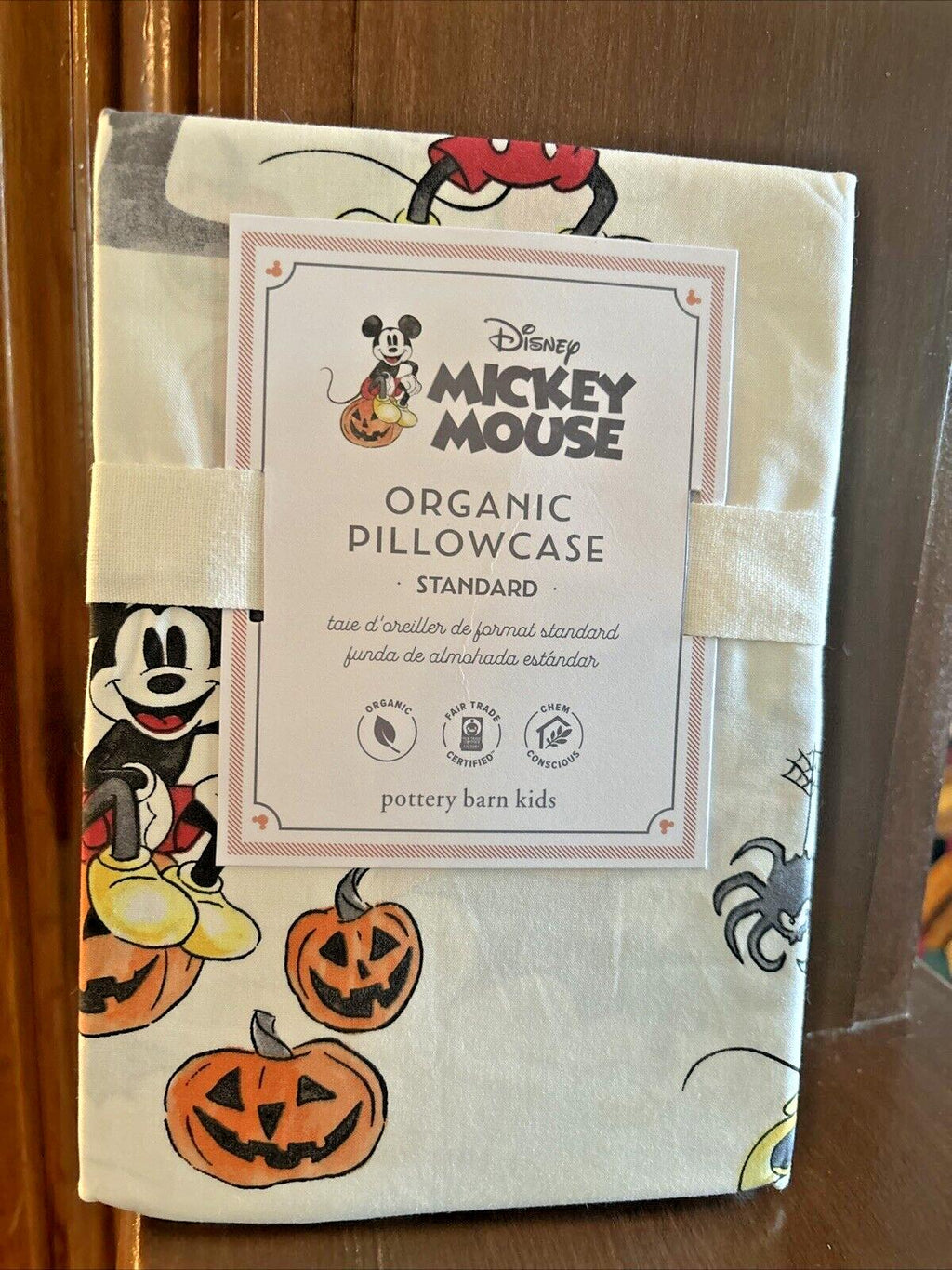Pottery Barn Grinch Mickey Christmas Seuss Holiday Disney Kid Pillowcase SET 2 `