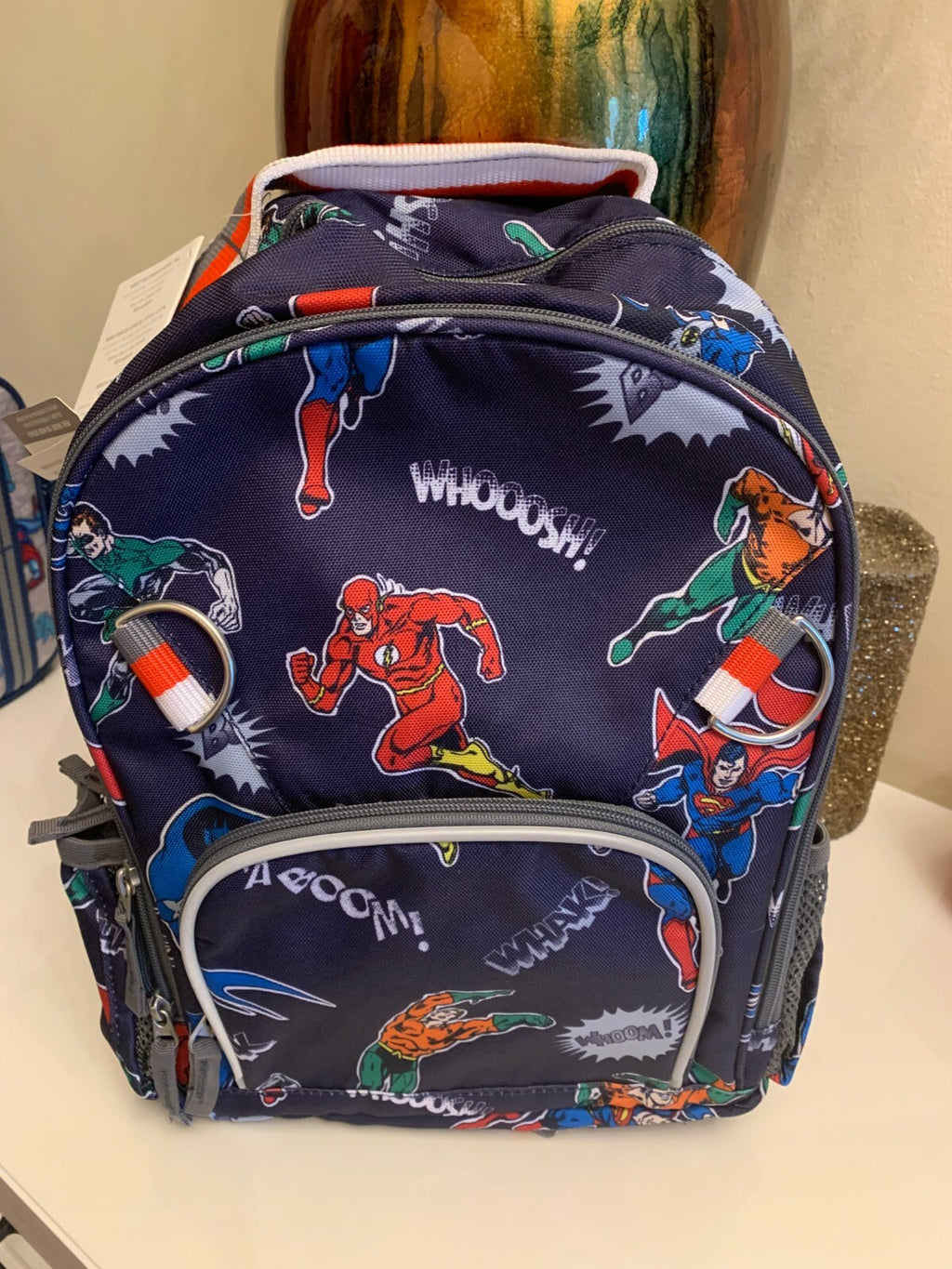 School Pottery barn Disney BACKPACK +WATER + Spider-man travel boy comic ./