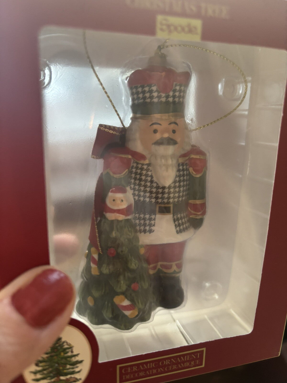 Spode Holiday Nutcracker Ornament Days Christmas party Gift kid birthday box =