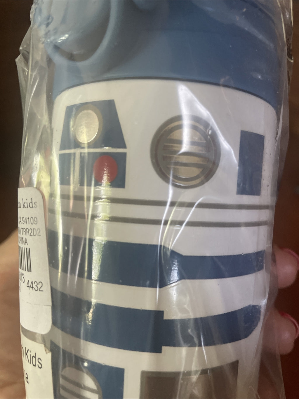 School Pottery barn disney STAR WARS boy WATER BOTTLE space travel droid ??  [