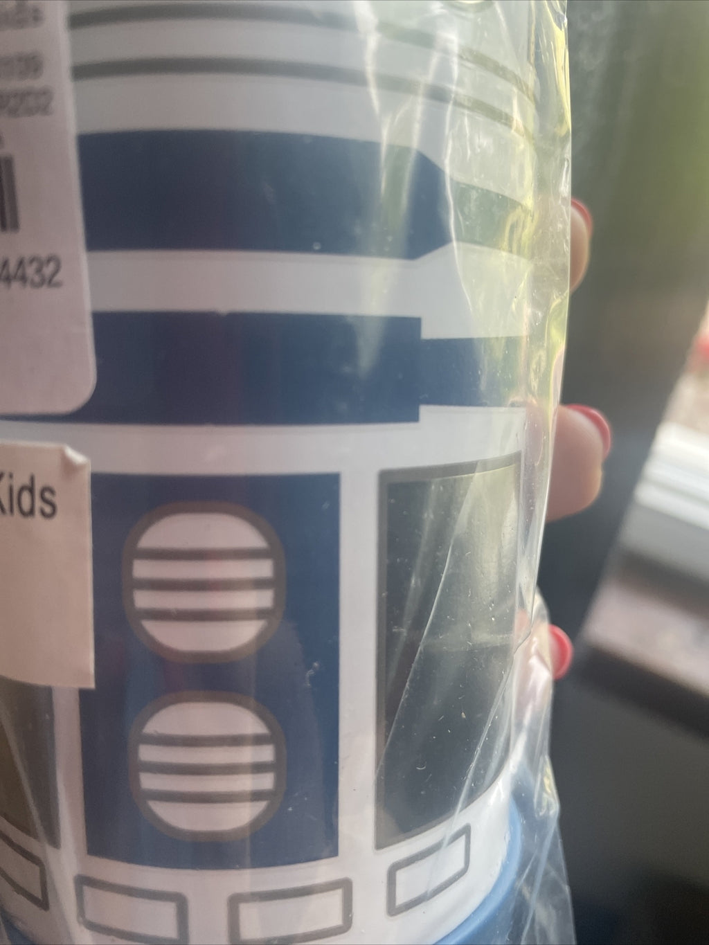 School Pottery barn disney STAR WARS boy WATER BOTTLE space travel droid ??  [
