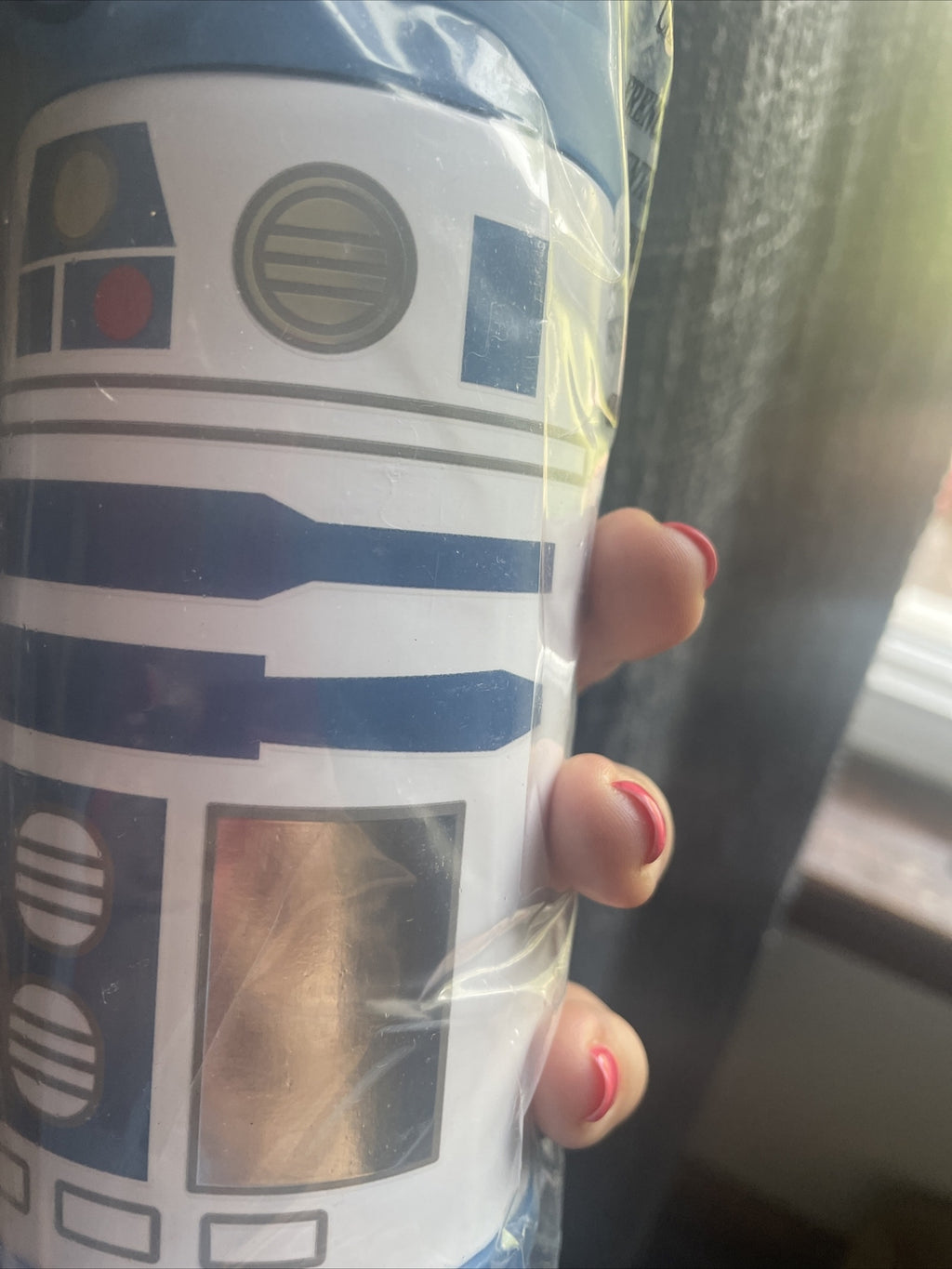 School Pottery barn disney STAR WARS boy WATER BOTTLE space travel droid ??  [