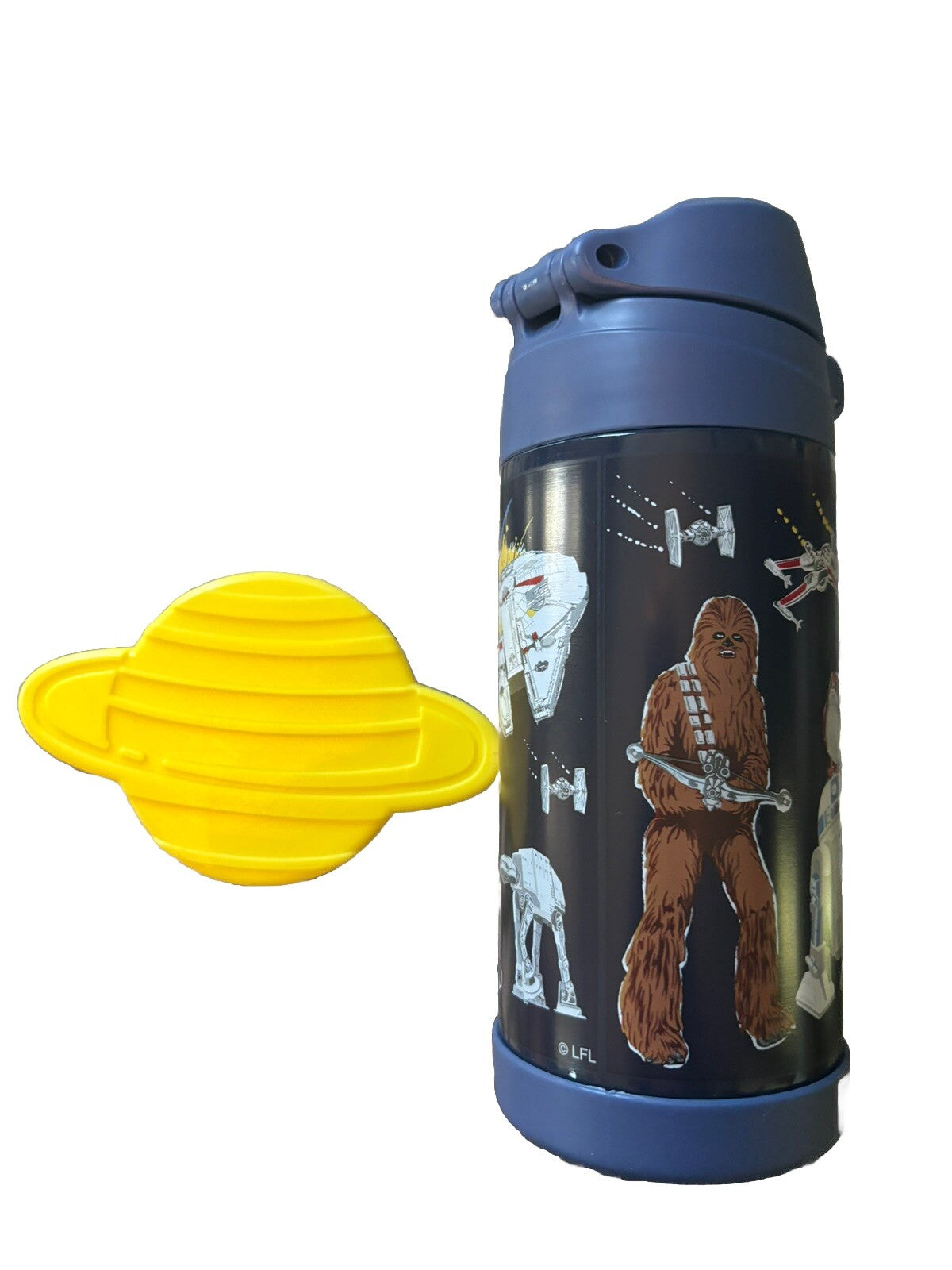 Pottery Barn School Disney STAR WARS Mandalorian Solo WATER BOTTLE+space bag .
