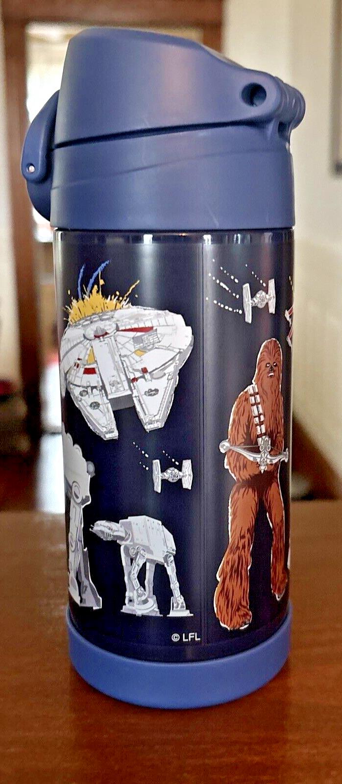 Pottery Barn School Disney STAR WARS Mandalorian Solo WATER BOTTLE+space bag .
