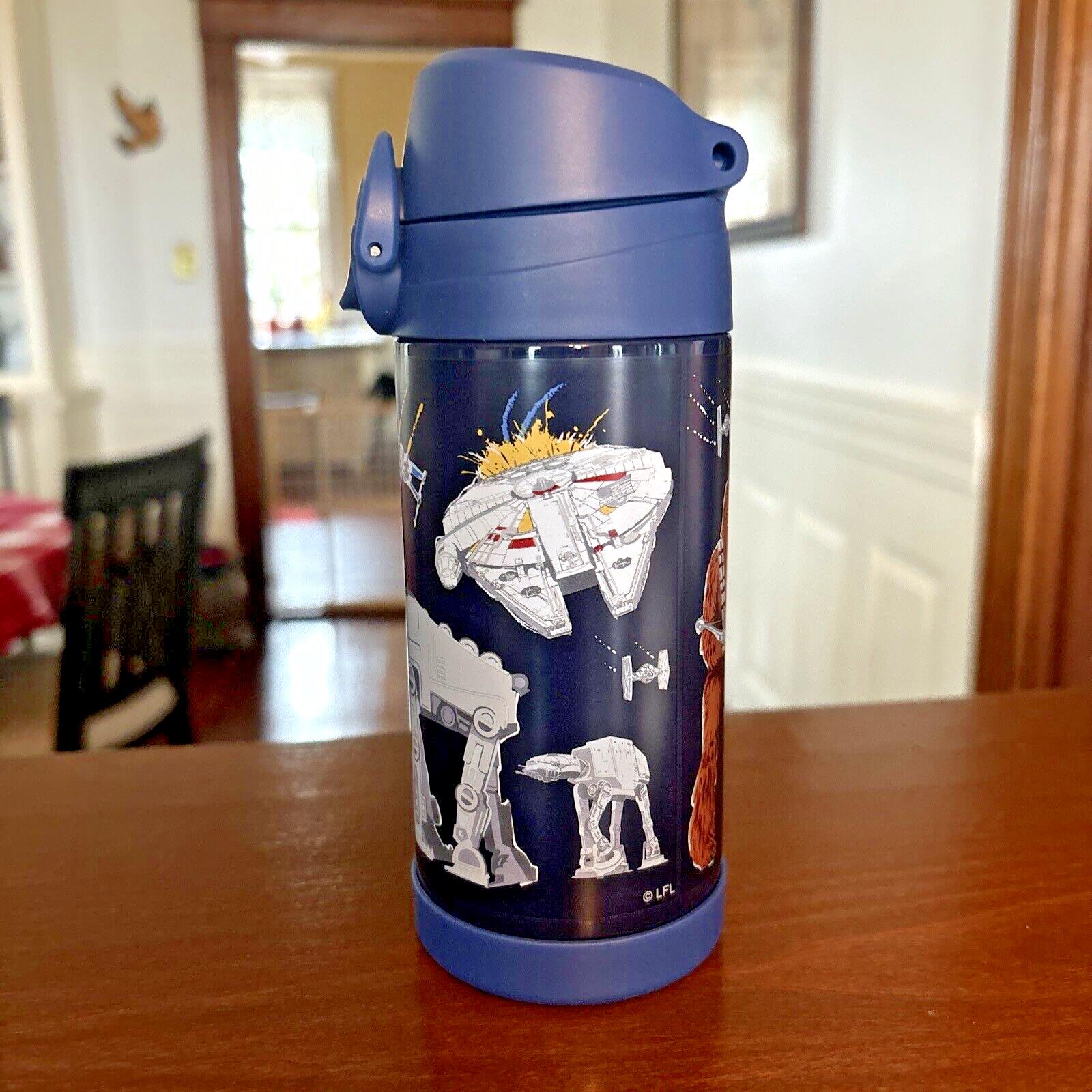 Pottery Barn School Disney STAR WARS Mandalorian Solo WATER BOTTLE+space bag .