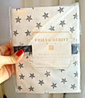 pottery barn holiday Emily Meritt pillowcase star space Christmas kid Gift SET y