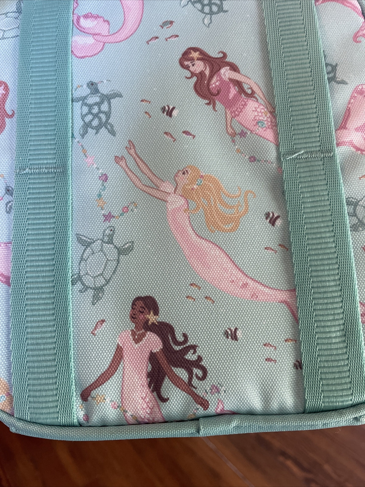 Pottery Barn school Disney LUNCH BAG Mermaid Ariel princess WATER Travel girl .